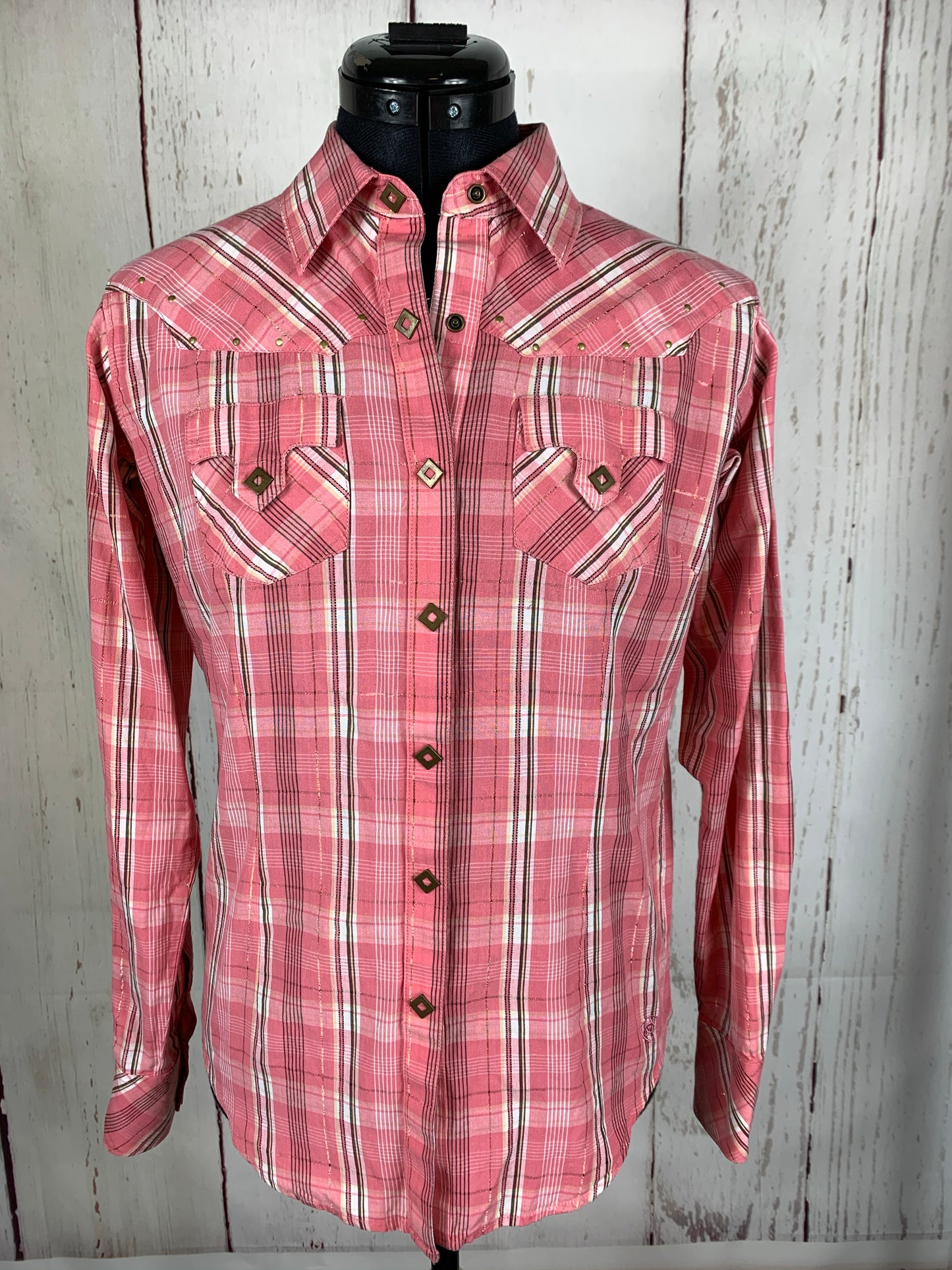 ARIAT Damen Real Vibrant Snap Shirt