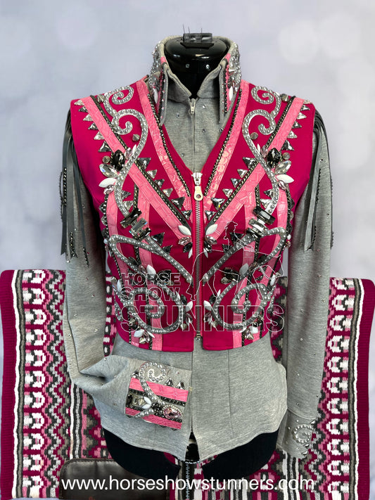 DiReni Show Couture Day Shirt with Bolero # 1957